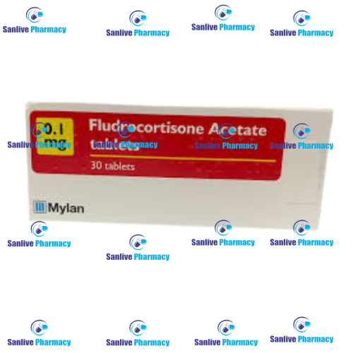 https://livehealthepharma.com/images/products/1732884535Fludrocortisone 0.1mg Tablet (30 Tablets) by Mylan.png